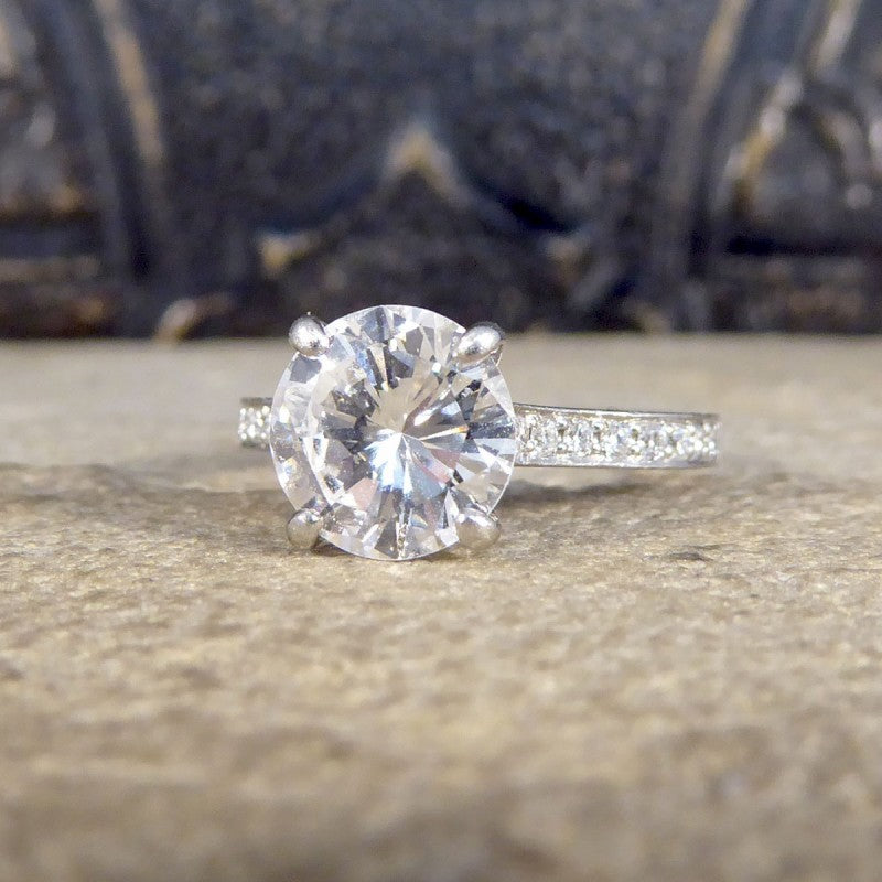 1.91ct Brilliant Cut Diamond Solitaire Engagement Ring