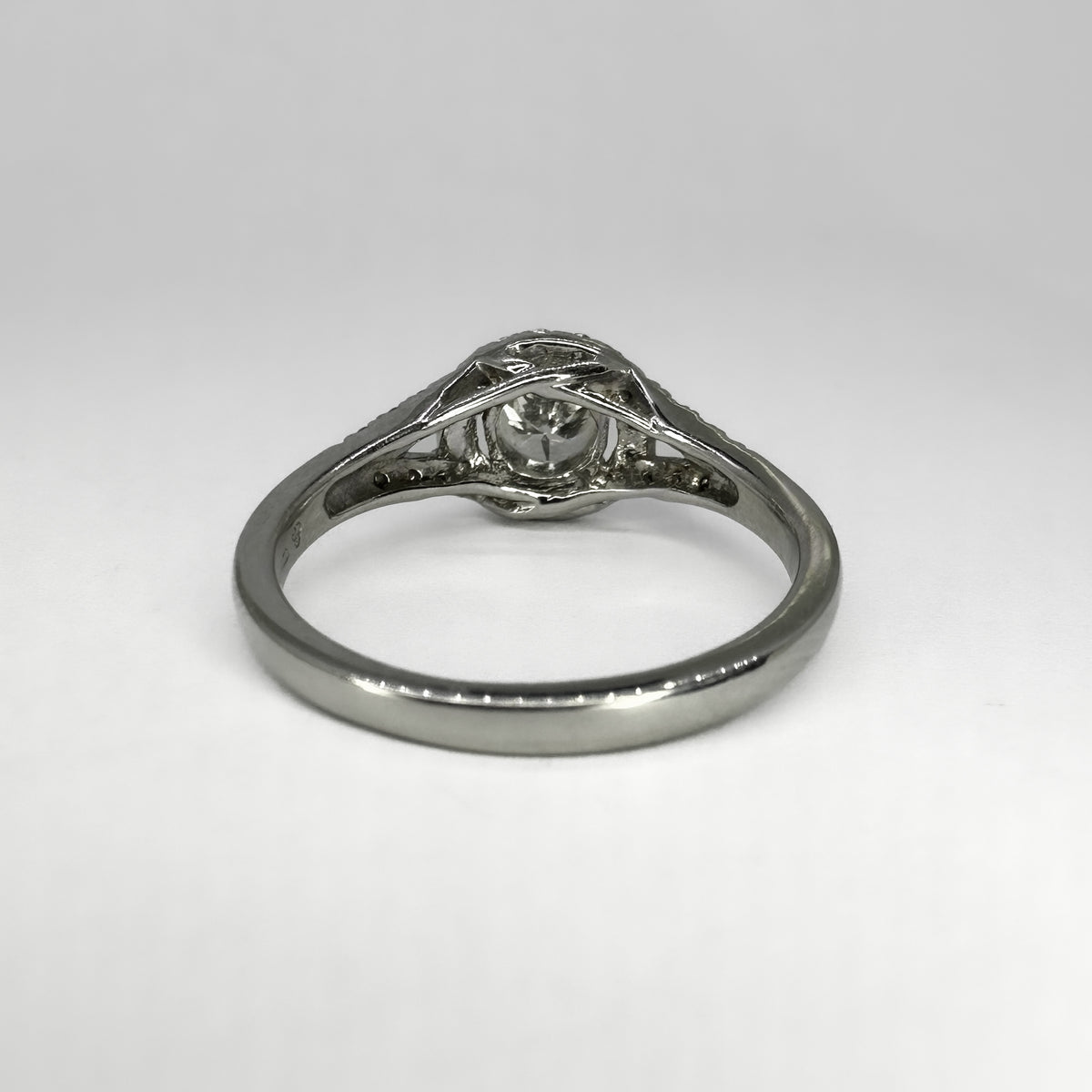 Diamond Halo Ring 0.54cts