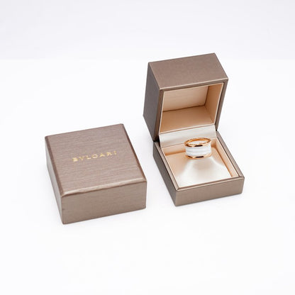 Bvlgari B Zero 1 White Ceramic Ring