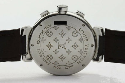 Louis Vuitton Tambour Automatic Chronograph Q1121 41mm Steel Watch