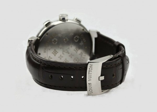 Louis Vuitton Tambour Automatic Chronograph Q1121 41mm Steel Watch