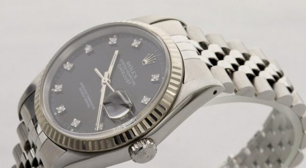 Rolex Datejust 16234 Steel Automatic Watch with Diamond Dial