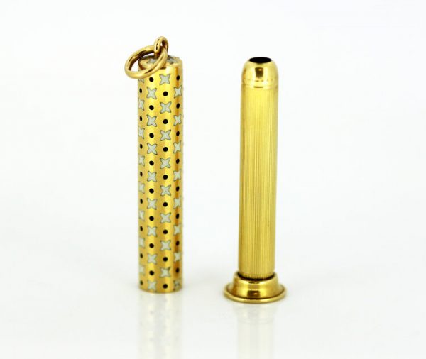 Cartier 18ct Yellow Gold Pencil Pendant, France, circa 1920's
