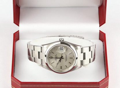 Rolex Oyster Perpetual Date 15200 Stainless Steel Automatic Watch