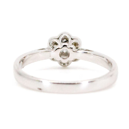 Diamond Cluster Ring In 18 Carat White Gold