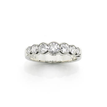 Graduated Diamond Seven Stone Ring