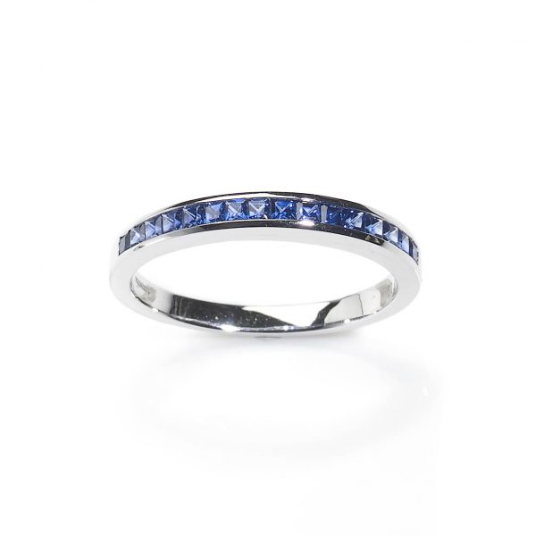 Sapphire Half Eternity Ring