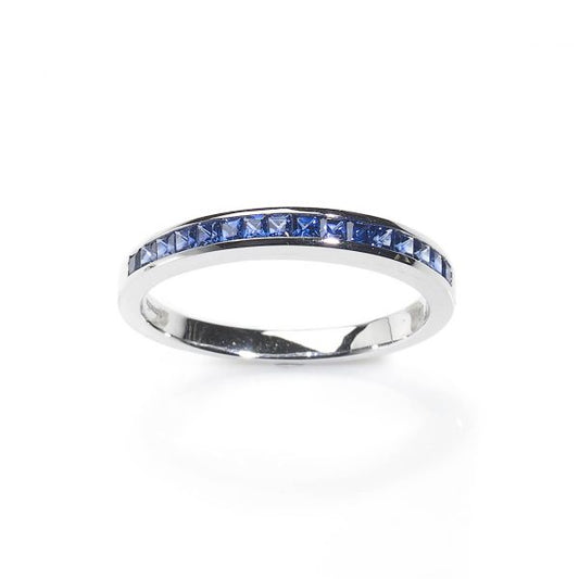 Sapphire Half Eternity Ring