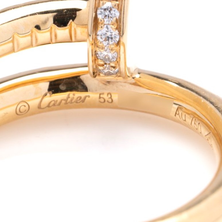 Cartier Juste Un Clou Diamond Set 18ct Yellow Gold Ring