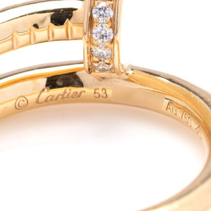 Cartier Juste Un Clou Diamond Set 18ct Yellow Gold Ring