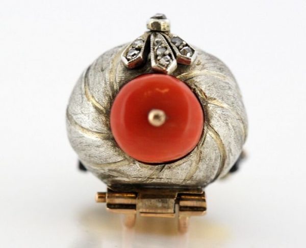 Antique Cartier Blackamoor Head Clip Brooch, French, circa 1938