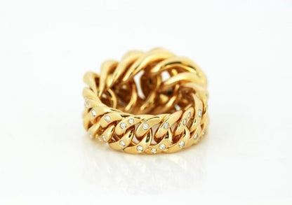 Monica Bonvicini 18ct Gold Limited Edition Ring with Diamonds