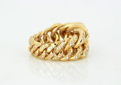 Monica Bonvicini 18ct Gold Limited Edition Ring with Diamonds