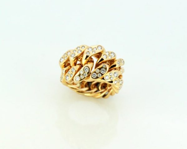Monica Bonvicini 18ct Gold Limited Edition Ring with Diamonds