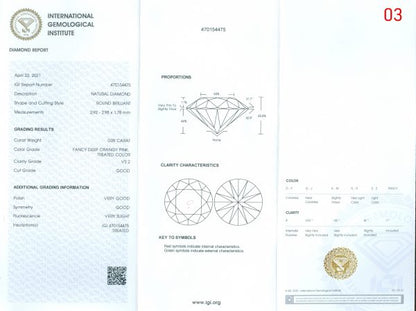 Rare Vintage 1970s Fancy Colour Diamond Spray Brooch, over 19 carats