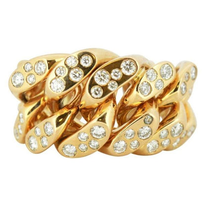 Monica Bonvicini 18ct Gold Limited Edition Ring with Diamonds