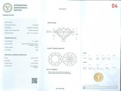 Rare Vintage 1970s Fancy Colour Diamond Spray Brooch, 19.27 carats with nine certificates