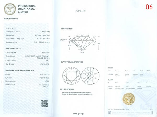 Rare Vintage 1970s Fancy Colour Diamond Spray Brooch, 19.27 carats with nine certificates