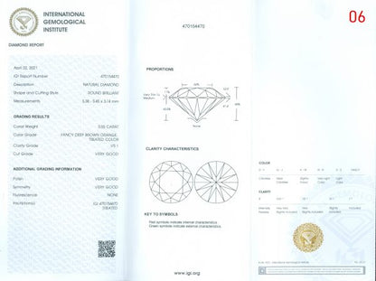 Rare Vintage 1970s Fancy Colour Diamond Spray Brooch, 19.27 carats with nine certificates