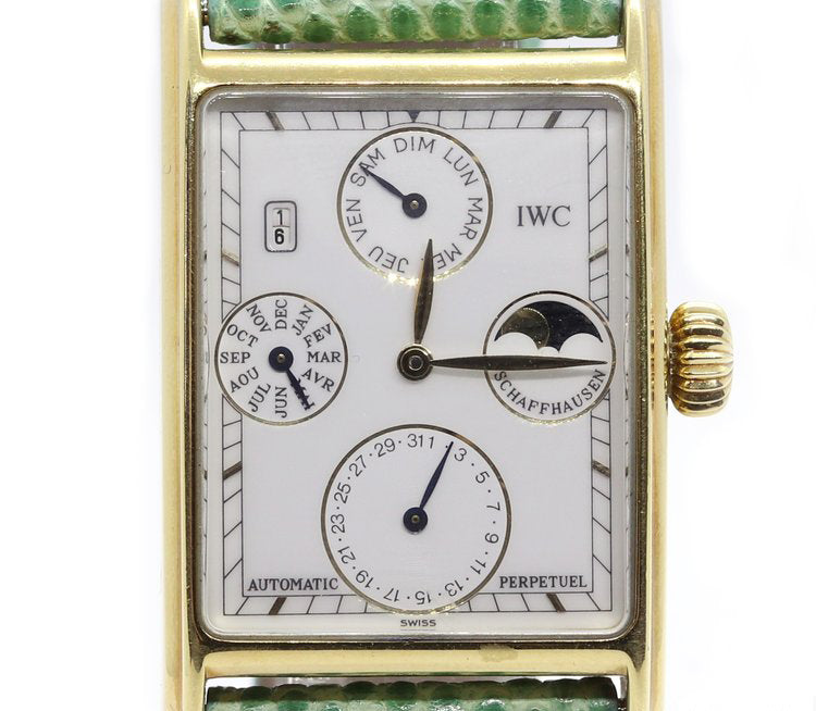 IWC Novecento Perpetual Calendar 18ct Yellow Gold Automatic Watch