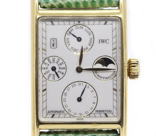 IWC Novecento Perpetual Calendar 18ct Yellow Gold Automatic Watch