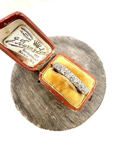 Vintage 1930's Platinum, Full Diamond Eternity Ring