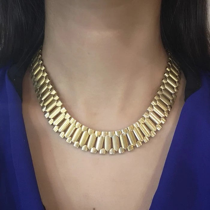 Antique Victorian Gold Collar Necklace