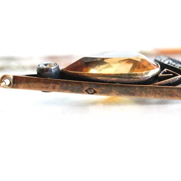 Antique Russian Multi Gemstone Necklace 19th century Circa 1890s