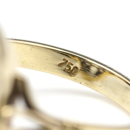 Antique Edwardian 1.60cts Rose Cut Diamond Cluster Ring in 18ct Yellow Gold