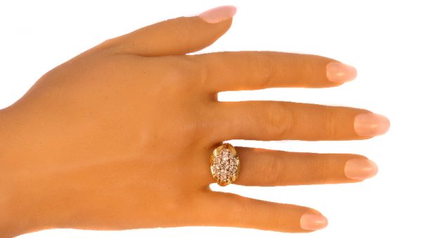 Vintage Mauboussin Fifties Diamond Cluster Ring