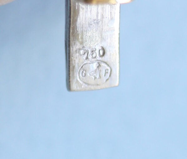 Vintage Lapis Lazuli and 18ct Yellow Gold Chain Necklace, Circa 1970s