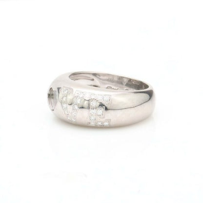 Chopard 18ct White Gold Love Ring with Diamonds