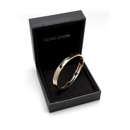 Georg Jensen 18ct Gold Fusion Bangle Bracelet
