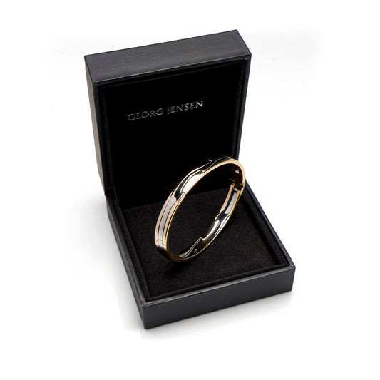Georg Jensen 18ct Gold Fusion Bangle Bracelet