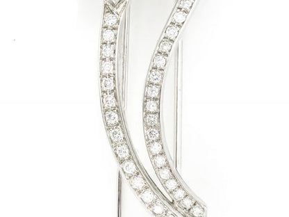 Natural South Sea and Akoya Pearl and 3ct Diamond Floral Brooch