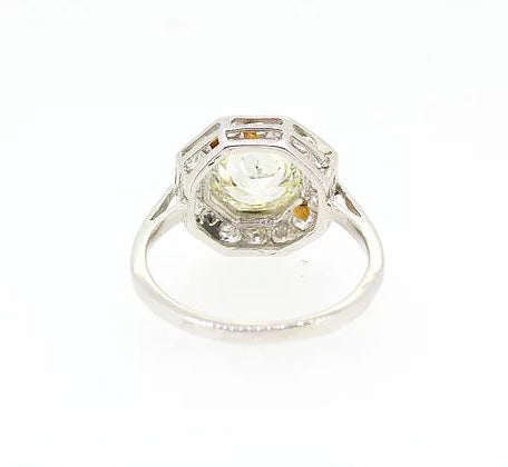 Vintage Diamond Cluster Ring, 1.55 carats, set in Platinum