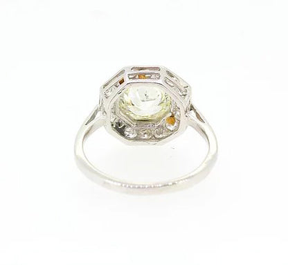 Vintage Diamond Cluster Ring, 1.55 carats, set in Platinum