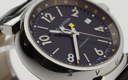Louis Vuitton Tambour GMT Automatic 39mm Q1131 Steel Watch
