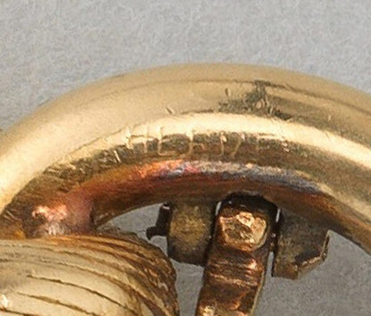 Vintage Hermes Gold Knot Bracelet, Signed Hermès, Paris, Circa 1970