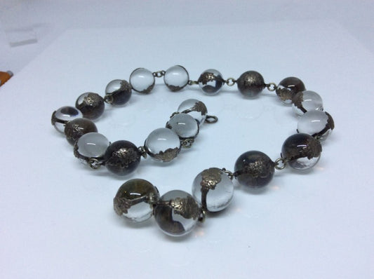 Antique Edwardian Rock Crystal Necklace