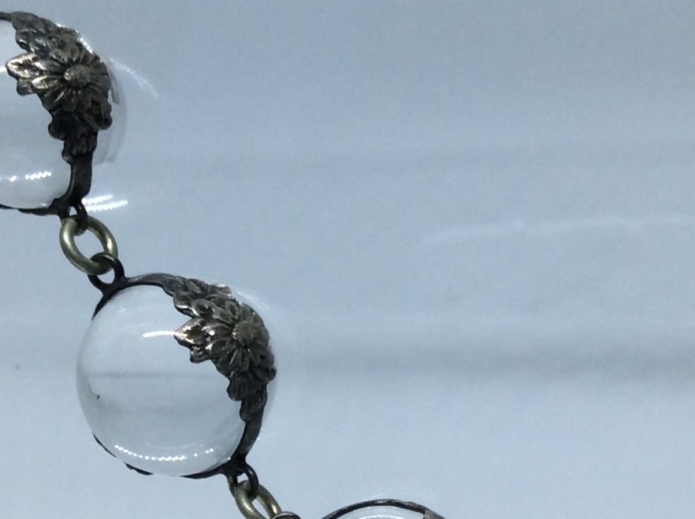 Antique Edwardian Rock Crystal Necklace