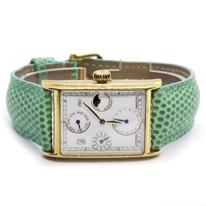 IWC Internation Watch Company Novecento Perpetual Calendar 18ct Yellow Gold 3546 Automatic Watch