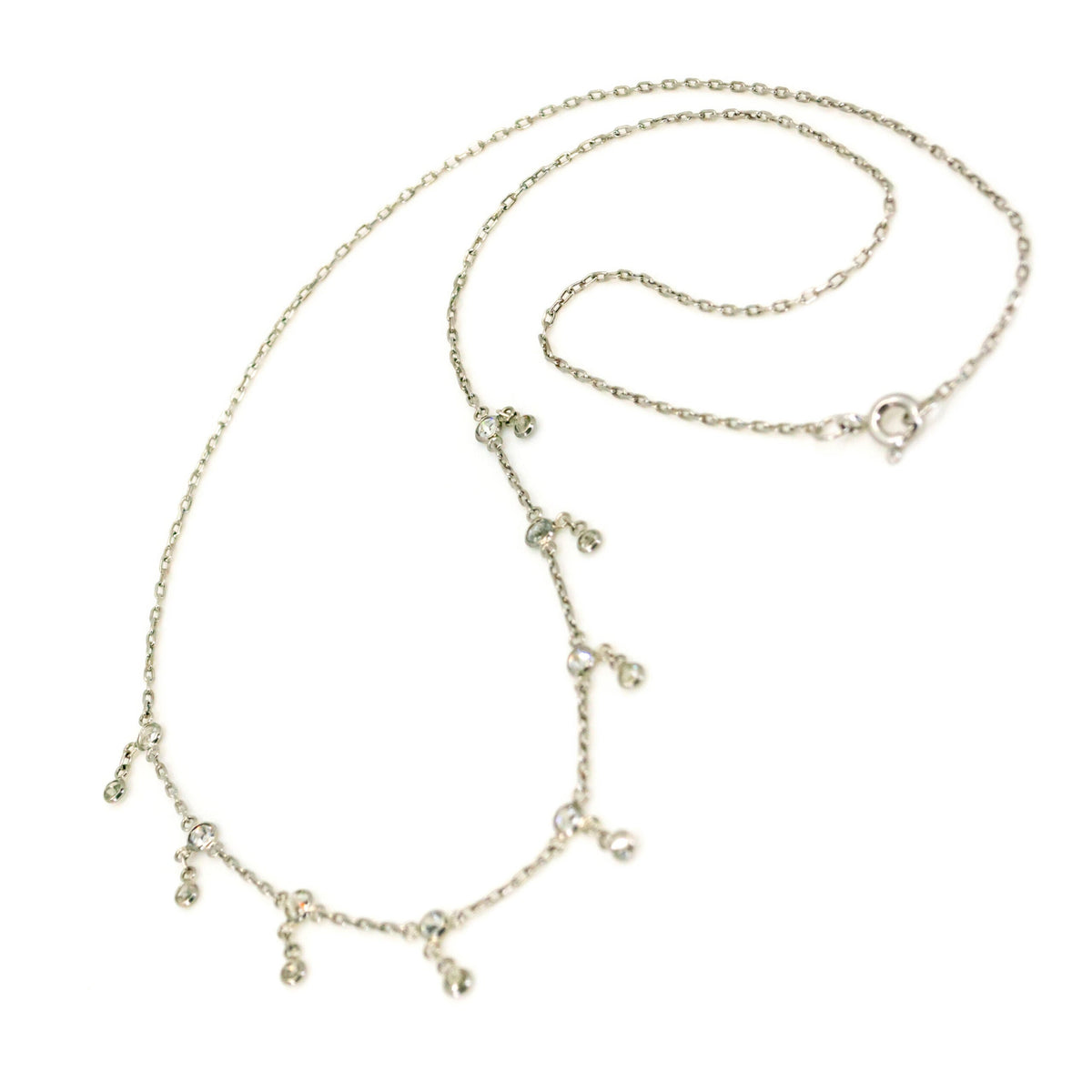 Diamond Platinum Festoon Necklace 11149-6268