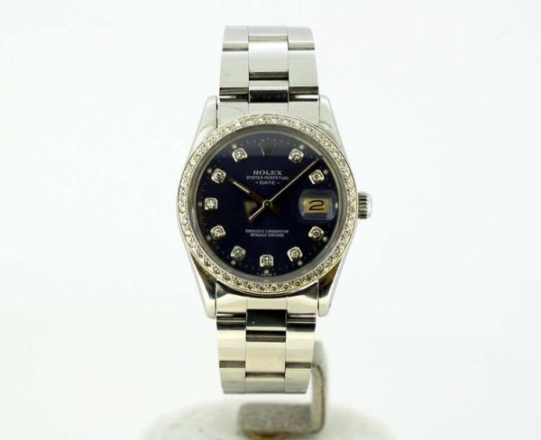 Vintage Rolex Oyster Perpetual Date Wristwatch 15010