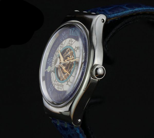 Swatch Tresor Magique Platinum 36mm Automatic Wrist Watch