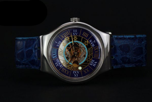 Swatch Tresor Magique Platinum 36mm Automatic Wrist Watch