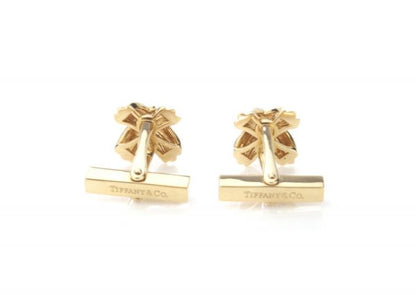 Tiffany and Co 18ct Yellow Gold Cross Cufflinks