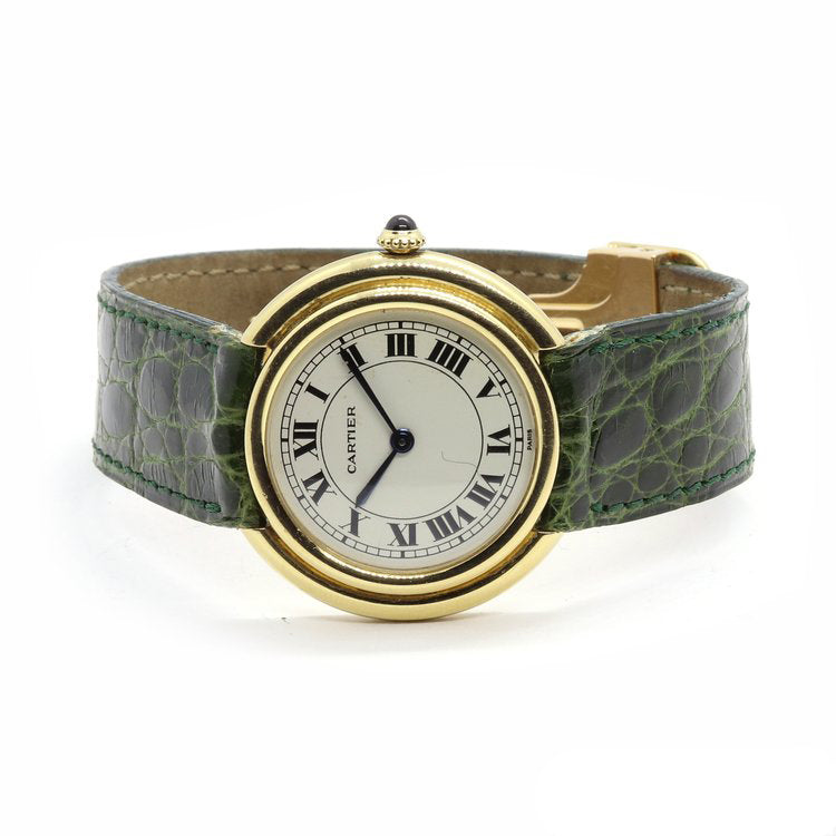 Vintage Cartier Paris Vendome 18ct Yellow Gold Manual Watch, Circa 1970s