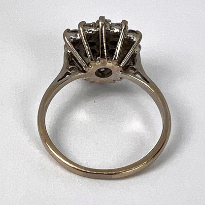 18ct White Gold and Diamond Cluster Ring, 1.90 carat total