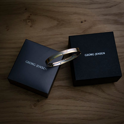 Georg Jensen 18ct Gold Fusion Bangle Bracelet